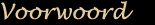 voorwoord